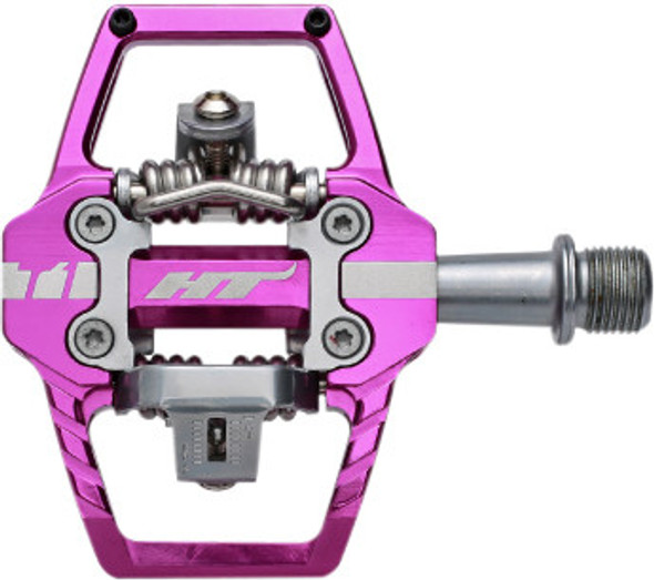 Ht Components T1 Mtb Pedal Purple 68X84X17Mm Cleat Included 102001T1203101