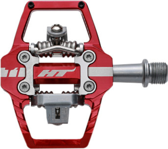 Ht Components T1 Mtb Pedal Red 68X84X17Mm Cleat Included 102001T1223101