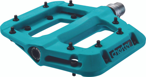 Race Face Chester Pedals Composite Replaceable Pins Turquoise Pd16Chetuq