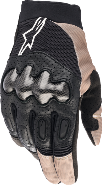 Alpinestars Megawatt Gloves Stone/Black Lg 3565023-9831-Lg