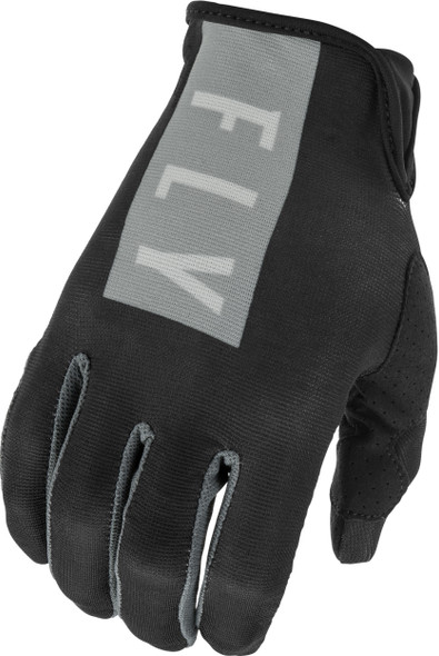 Fly Racing Girl'S Lite Gloves Black/Grey Sz 04 374-61004