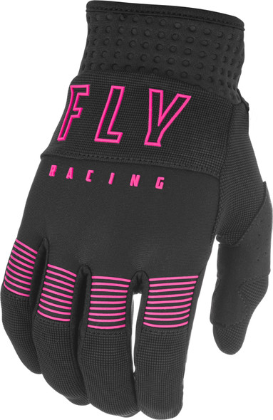 Fly Racing Youth F-16 Gloves Black/Pink Sz 02 374-91802