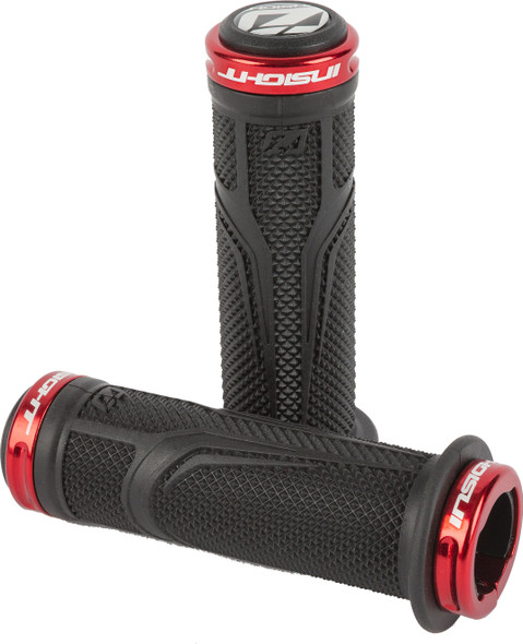 Insight Cogs Lock-On Grips 115Mm Black/Red Ingplo115Bkrd