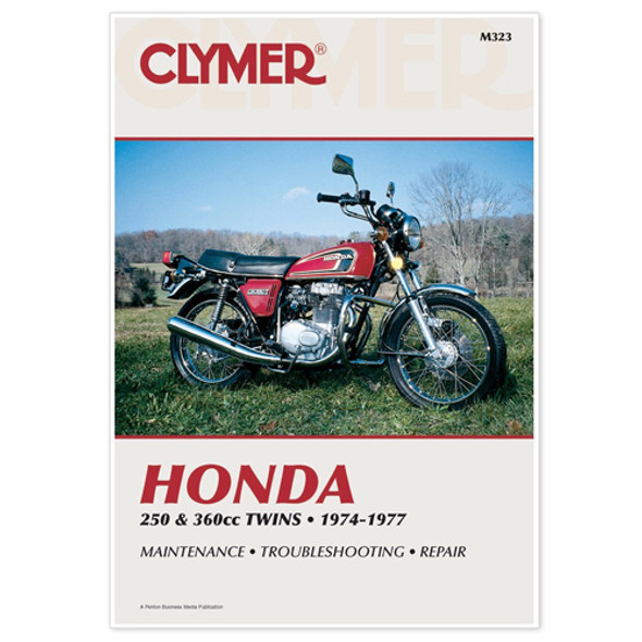 Clymer Manuals Clymer Manual Honda 250 & 360Cc Twins 74-77 Cm323