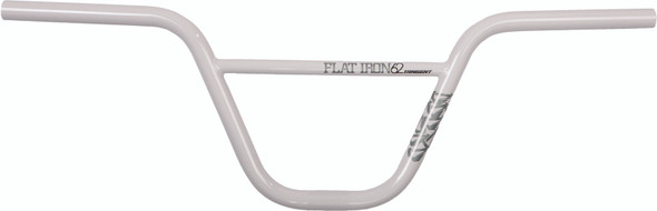Tangent Flatiron 62 Handlebar White Gloss 8" Rise 40-8621W