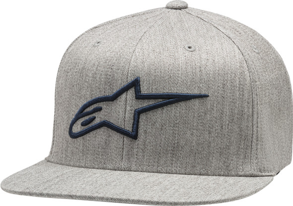 Alpinestars Ageless Flatbill Hat Grey Heather/Navy Sm/Md 1035-81015-1171-Sm/M