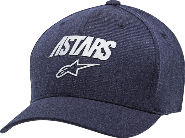 Alpinestars Angle Reflect Hat Navy Heather Lg/Xl Curved Bill 1139-81525-7000-L/Xl