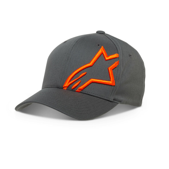 Alpinestars Corp Shift 2 Curved Bill Charcoal/Orange Sm/Md 1032-81008-1840-S/M