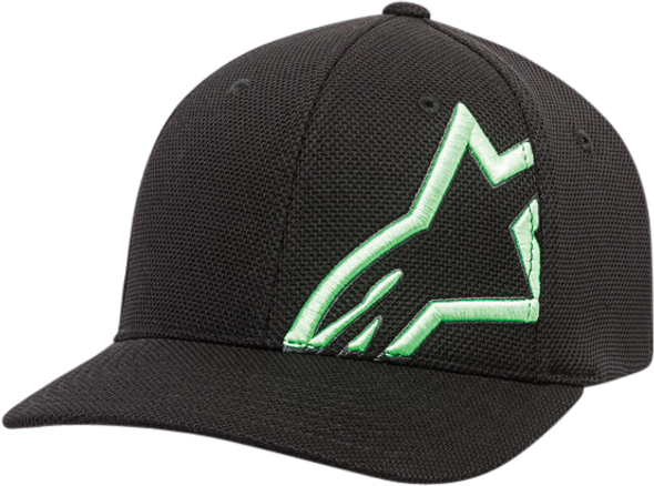 Alpinestars Corp Shift Mock Mesh Hat Black/Green Lg/Xl 1019-81104-1060-L/Xl