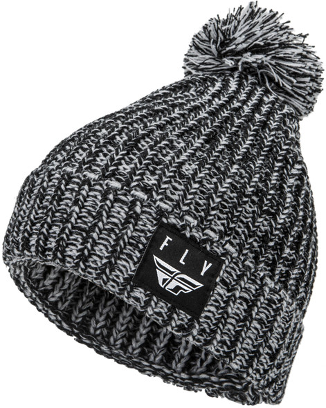 Fly Racing Fly Pom Beanie Black/White 351-0160