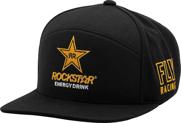 Fly Racing Fly Rockstar Hat Black/Gold 351-0133