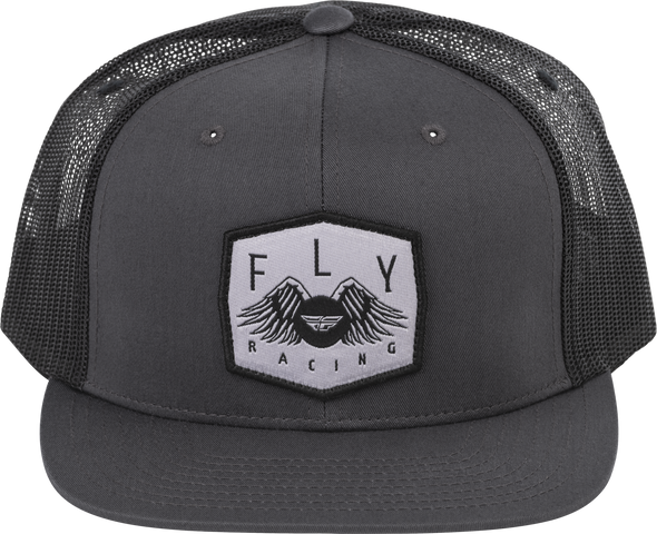Fly Racing Youth Fly Freedom Trucker Hat Grey 351-0063Y