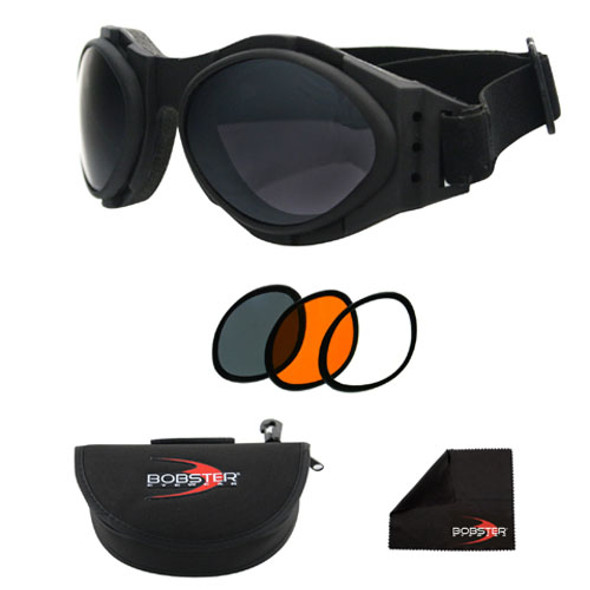 Balboa Bugeye 2 Interchangeable Goggle Black Frame 3 Lenses Ba2C31Ac