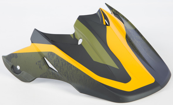 Fly Racing F2 Carbon Pure Helmet Visor Matte Black/Orange/Camo 73-4656