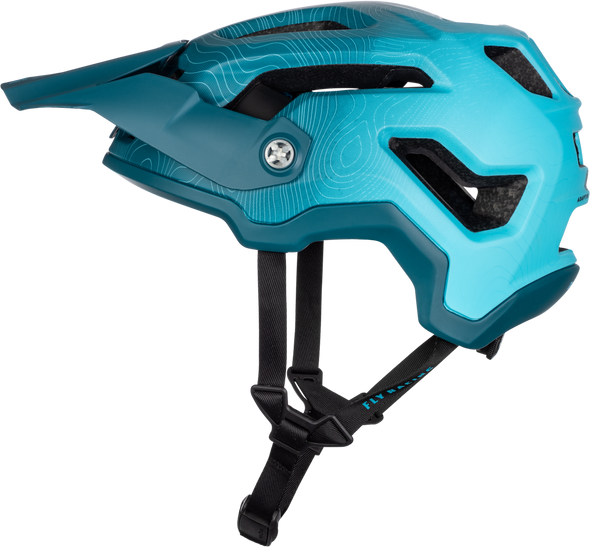 Fly Racing Freestone-R Helmet Matte Navy/Light Blue Sm 73-91961S