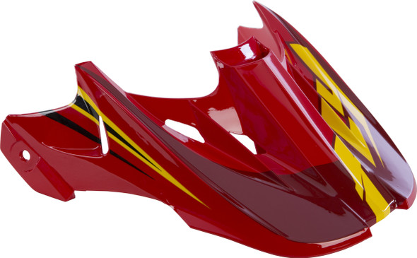 Fly Racing Kinetic Fullspeed Helmet Visor Red/Black/Yellow 73-4772