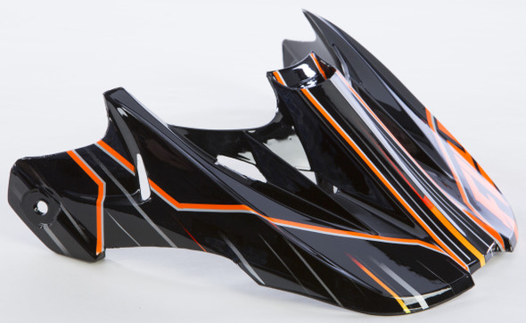 Fly Racing Kinetic Pro Speed Helmet Visor Orange/Black 73-4821