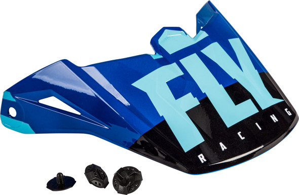 Fly Racing Kinetic Thrive Helmet Visor Blue/White 73-88184