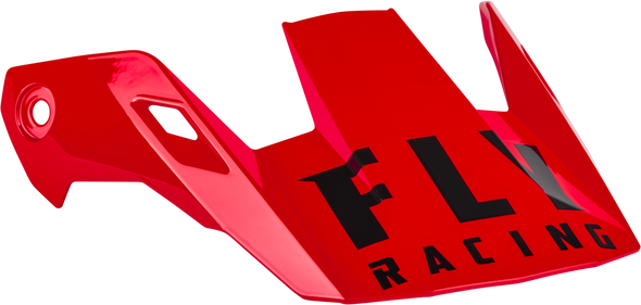 Fly Racing Rayce Helmet Visor Red/Black Xs-Lg 73-91158