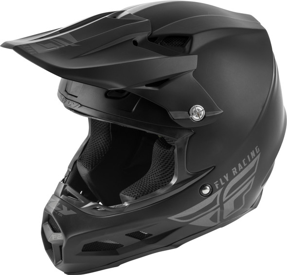 Fly Racing F2 Carbon Solid Helmet Matte Black Sm 73-4240-5