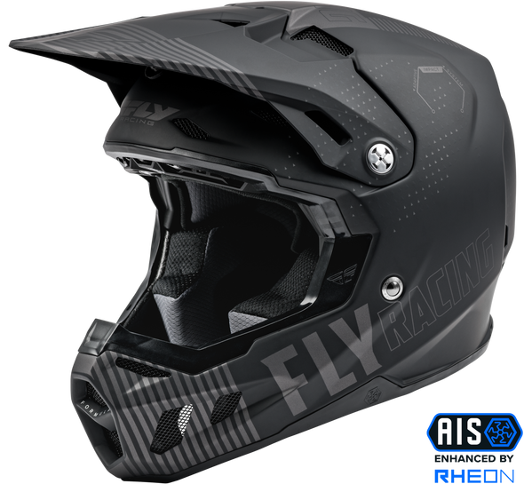 Fly Racing Formula Cc Primary Helmet Matte Grey/Black Sm 73-4305S