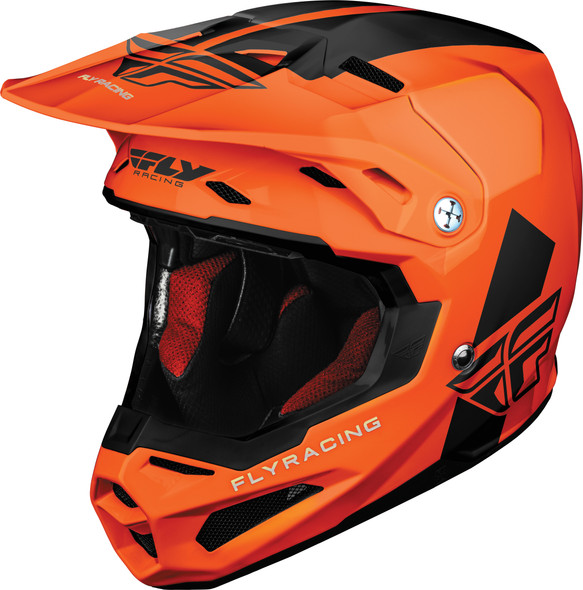 Fly Racing Formula Origin Cold Weather Helmet Orange Lg 73-4409-7