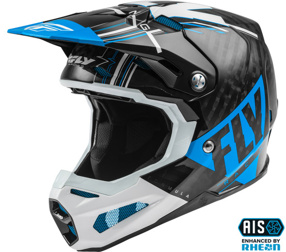 Fly Racing Youth Formula Carbon Vector Helmet Blue/White/Black Yl 73-4410Yl