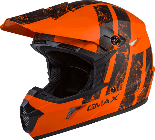 Gmax Youth Mx-46Y Off-Road Dominant Helmet Matte Orange/Black Ym G3464131