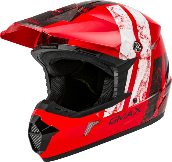 Gmax Youth Mx-46Y Off-Road Dominant Helmet Red/Black/White Yl G3464752