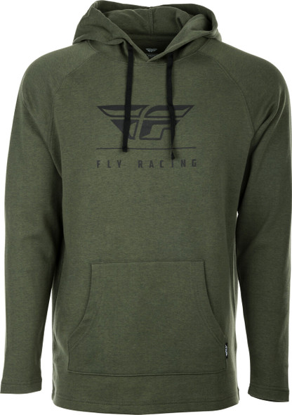 Fly Racing Fly Crest Hoodie Military Green Xl 354-0249X