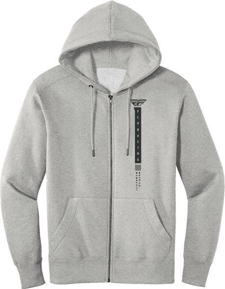 Fly Racing Fly Podium Hoodie Grey Heather/Black 2X 354-01752X