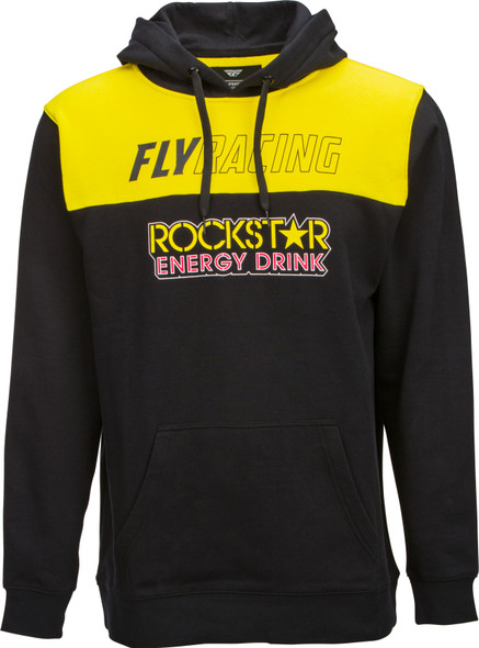 Fly Racing Fly Rockstar Pullover Hoodie Black/Yellow/Red 2X 354-02012X