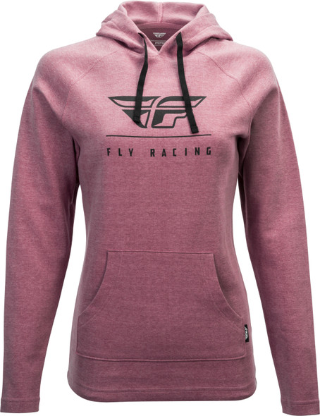 Fly Racing Fly Women'S Crest Hoodie Mauve Md 358-0137M