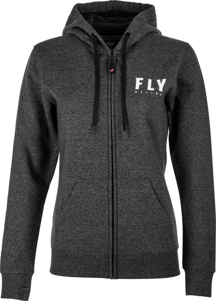 Fly Racing Fly Women'S Logo Hoodie Dark Charcoal Sm 358-0138S