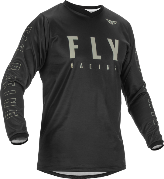 Fly Racing F-16 Jersey Black/Grey Lg 375-920L