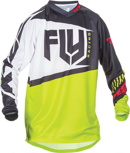 Fly Racing F-16 Jersey Black/Lime X 370-925X