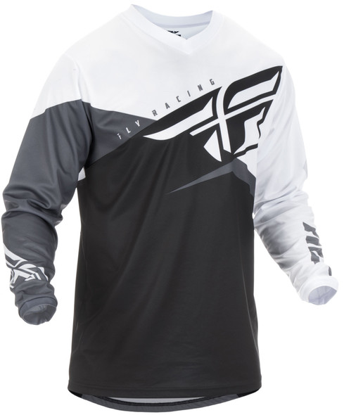 Fly Racing F-16 Jersey Black/White/Grey Sm 372-920S