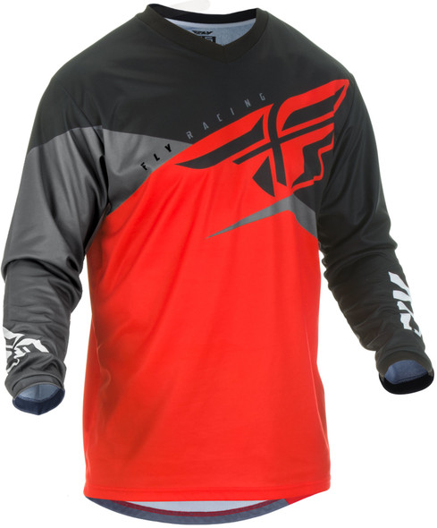 Fly Racing F-16 Jersey Red/Black/Grey 2X 372-9222X