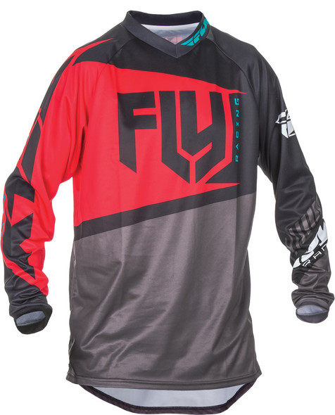 Fly Racing F-16 Jersey Red/Black/Grey Yl 370-922Yl