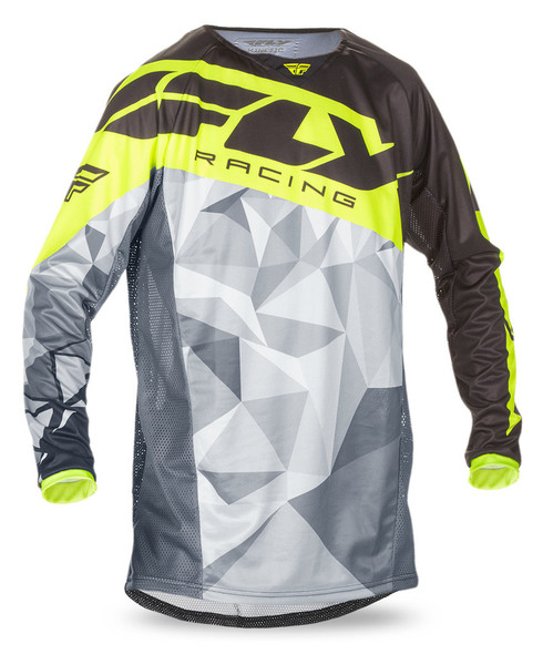 Fly Racing Kinetic Crux Jersey Black/Hi-Vis M 370-520M