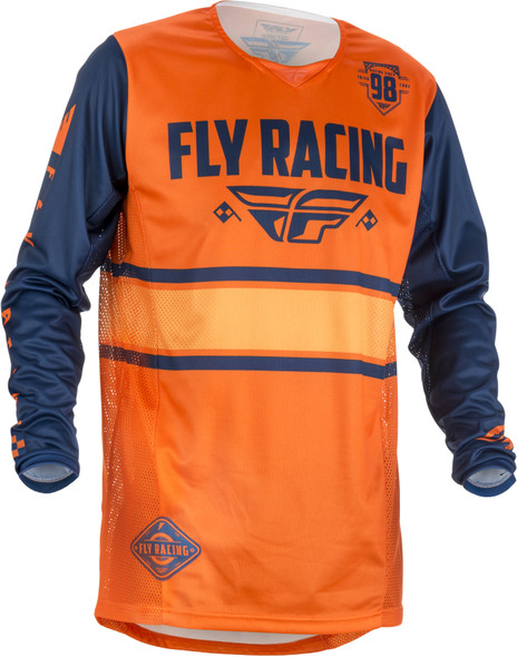 Fly Racing Kinetic Era Jersey Orange/Navy Yl 371-428Yl