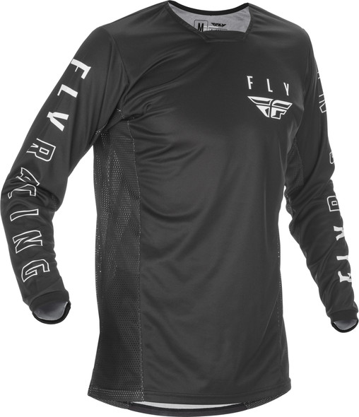 Fly Racing Kinetic K121 Jersey Black/White 2X 374-4202X