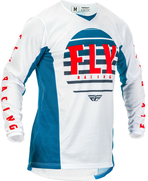 Fly Racing Kinetic K220 Jersey Blue/White/Red 2X 373-5212X