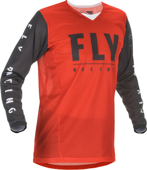 Fly Racing Kinetic Mesh Jersey Red/Black Xl 374-312X