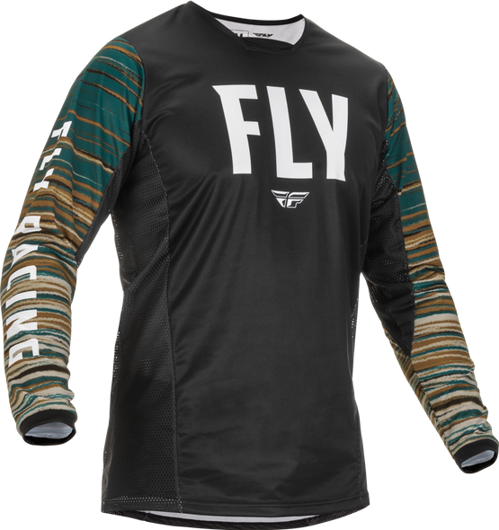 Fly Racing Kinetic Wave Jersey Black/Rum Xl 375-520X