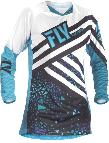 Fly Racing Kinetic Women'S Jersey Blue/Black Ym 371-621Ym