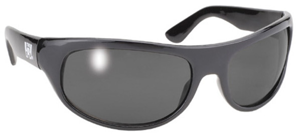 Pacific Coast Pacific Coast Wrap Sunglasses - Black Frame / Smoke Lens 207
