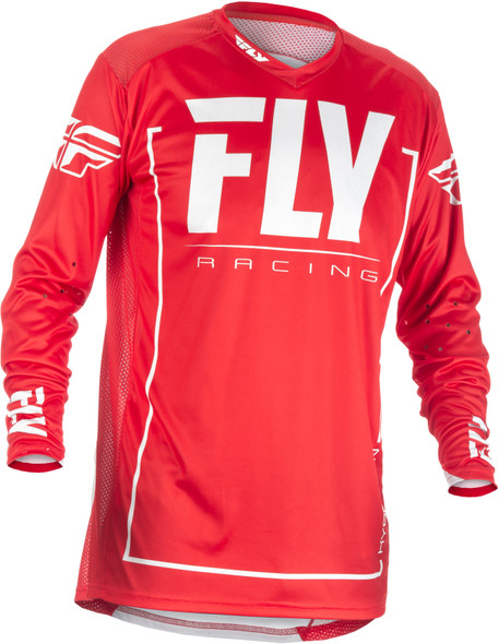 Fly Racing Lite Hydrogen Jersey Red/Grey L 371-722L