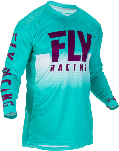 Fly Racing Lite Hydrogen Jersey Seafoam/Port/White Md 372-727M