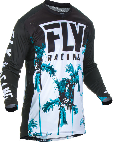 Fly Racing Lite Hydrogen Paradise Jersey Teal/Black Sm 372-729S